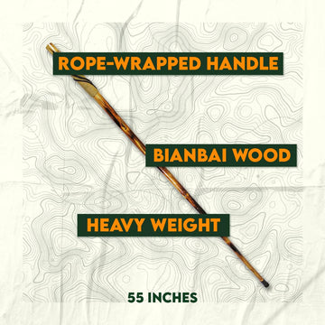 SE Survivor wrist strap keeps stick secure during treks