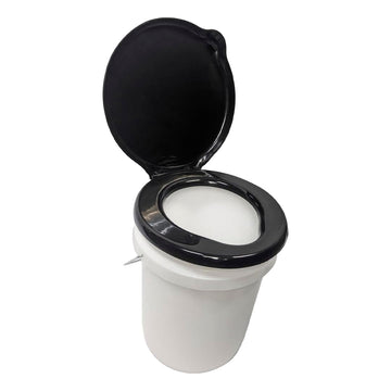 SE toilet seat lid creates a hygienic restroom option on boats and campsites.