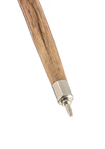 SE wooden walking stick wrist strap aids hands-free hanging or secure rest on trails.