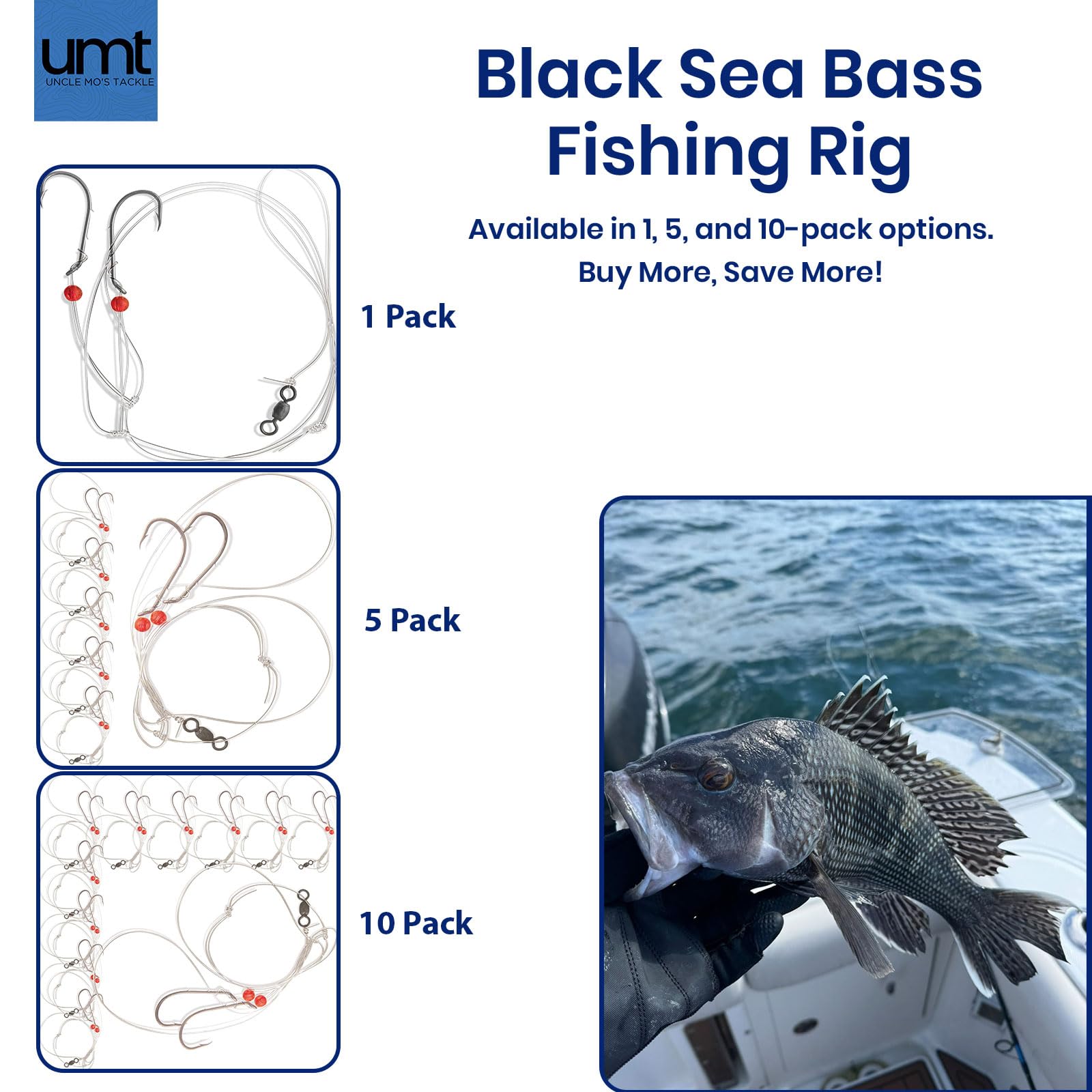 Bottom sinker loop on sea bass rig