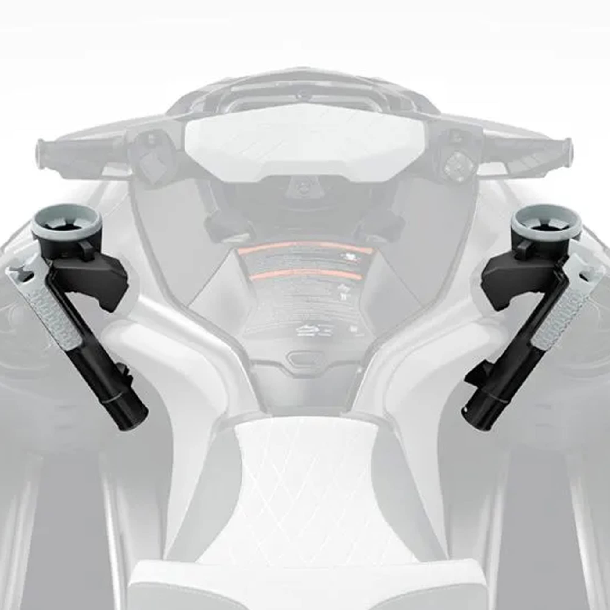 Sea-Doo left-hand rod holder for convenient trolling gear access.