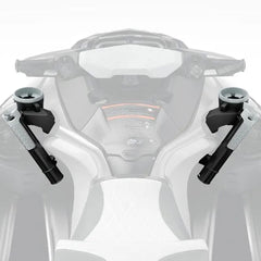Sea-Doo left-hand rod holder for convenient trolling gear access.