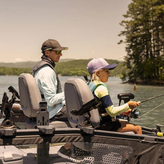Sea-Doo Switch Pontoon rail-mount cradle shown with a single LinQ Lite accessory.