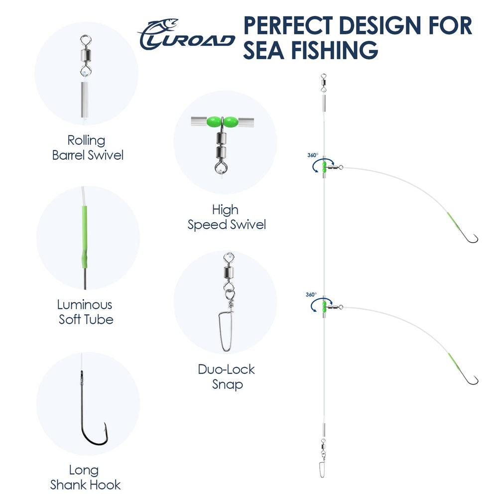 Pre-tied flapper rig ready to use