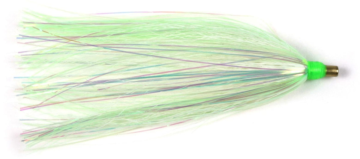 Sea Striker BTWCM3 Bucktail Teaser in natural bucktail enhances lure visibility and attractor action