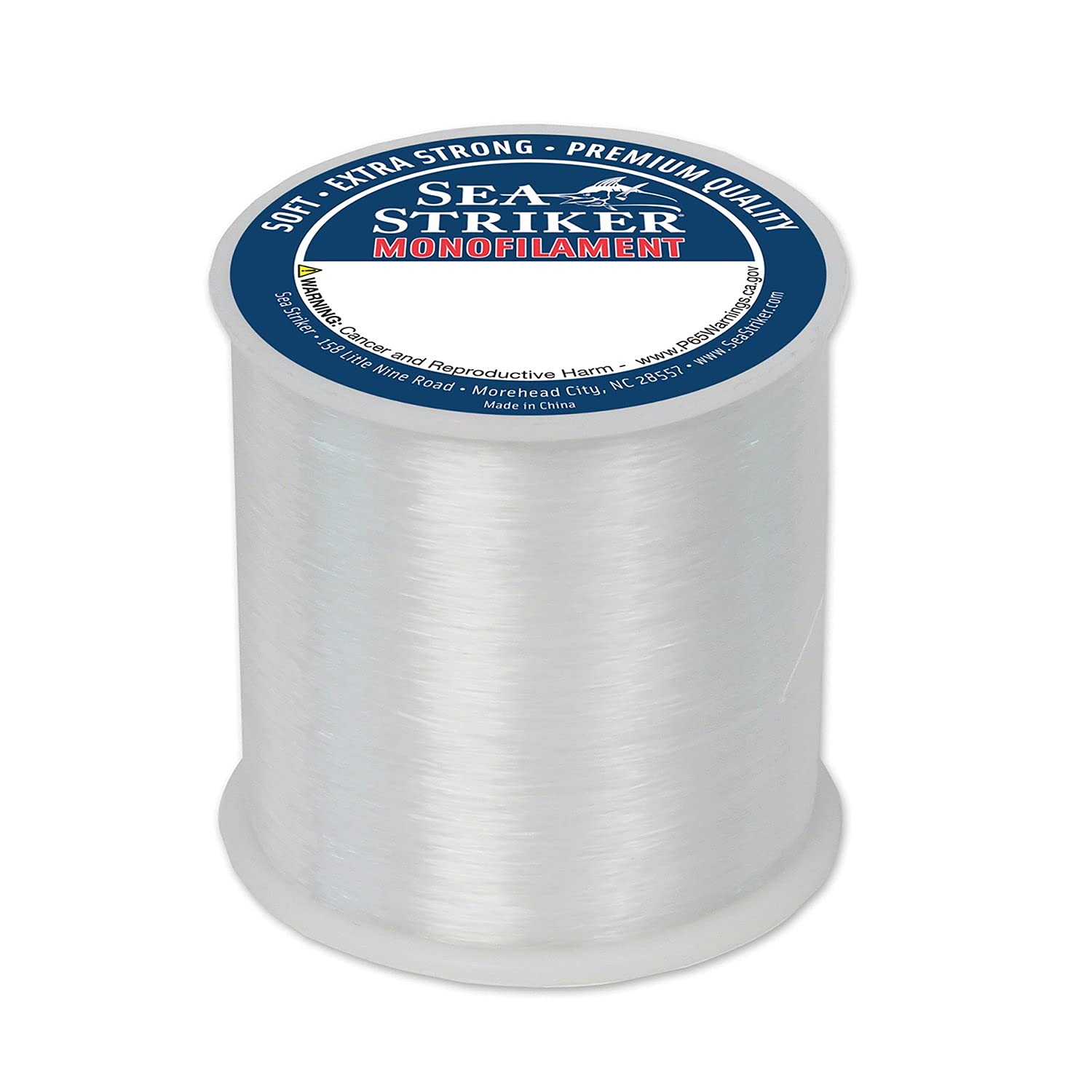 Sea Striker Spool Clear Mono fishing line, 50 lb test, 280 yards