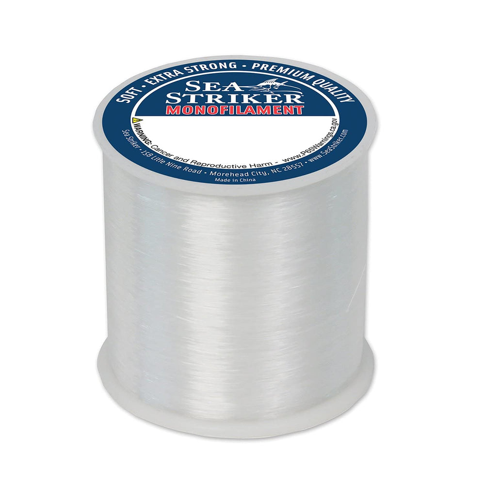 Sea Striker Spool Clear Mono fishing line, 50 lb test, 280 yards