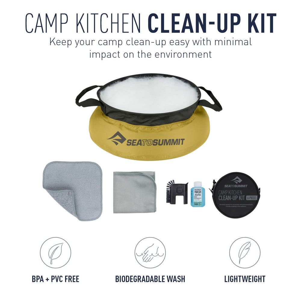 Sea to Summit 10-liter collapsible kitchen sink enables efficient dishwashing on trails