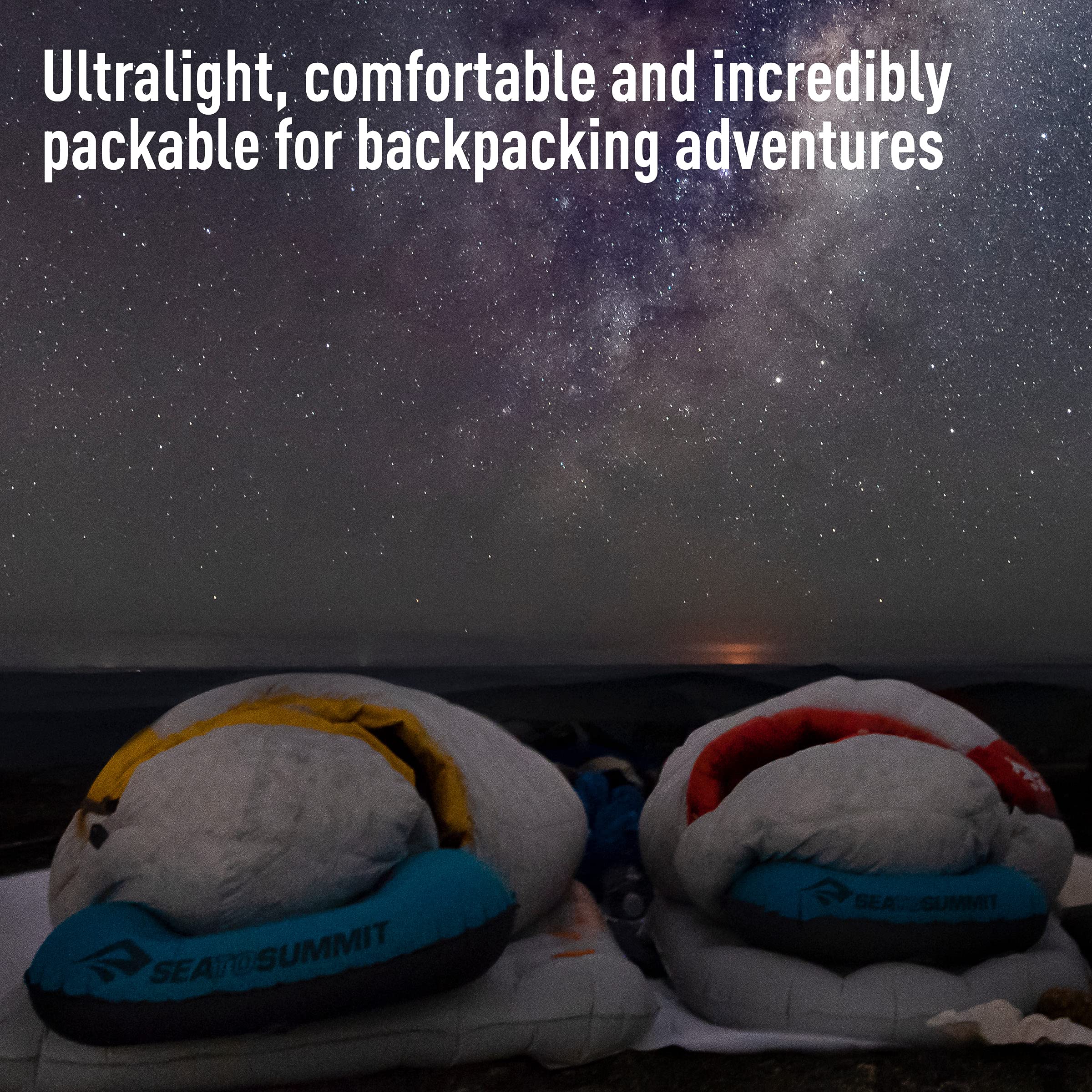 Sea to Summit Aeros Ultralight Pillow features a mini valve for quick adjustments.