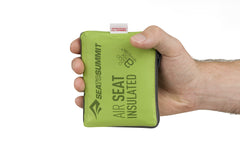 Sea to Summit Air Seat Insulated deflated and compact for easy packing.