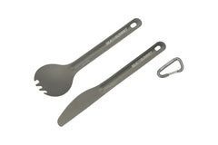 Sea to Summit Alpha Light cutlery set, ultra-lightweight for backpacking meals.