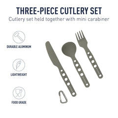 Sea to Summit Alpha Set fork ready for outdoor dining