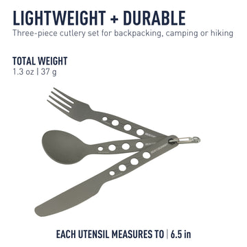 Sea to Summit Alpha Set spoon with matte finish for camp use