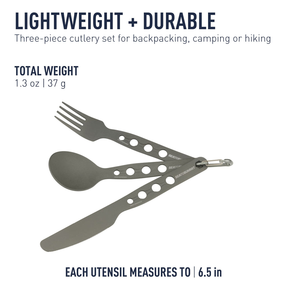Sea to Summit Alpha Set spoon with matte finish for camp use