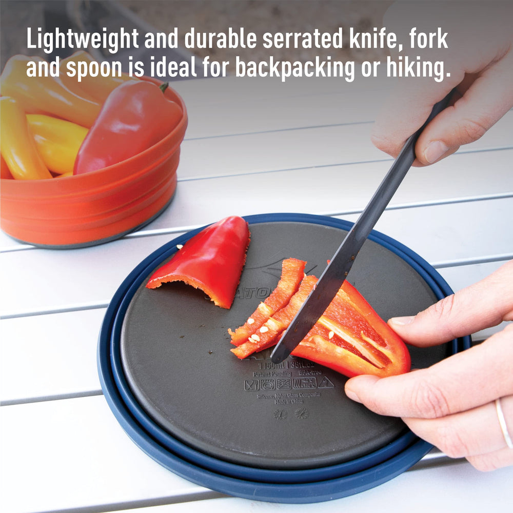 Sea to Summit Alpha Set hard-anodized aluminum finish close-up