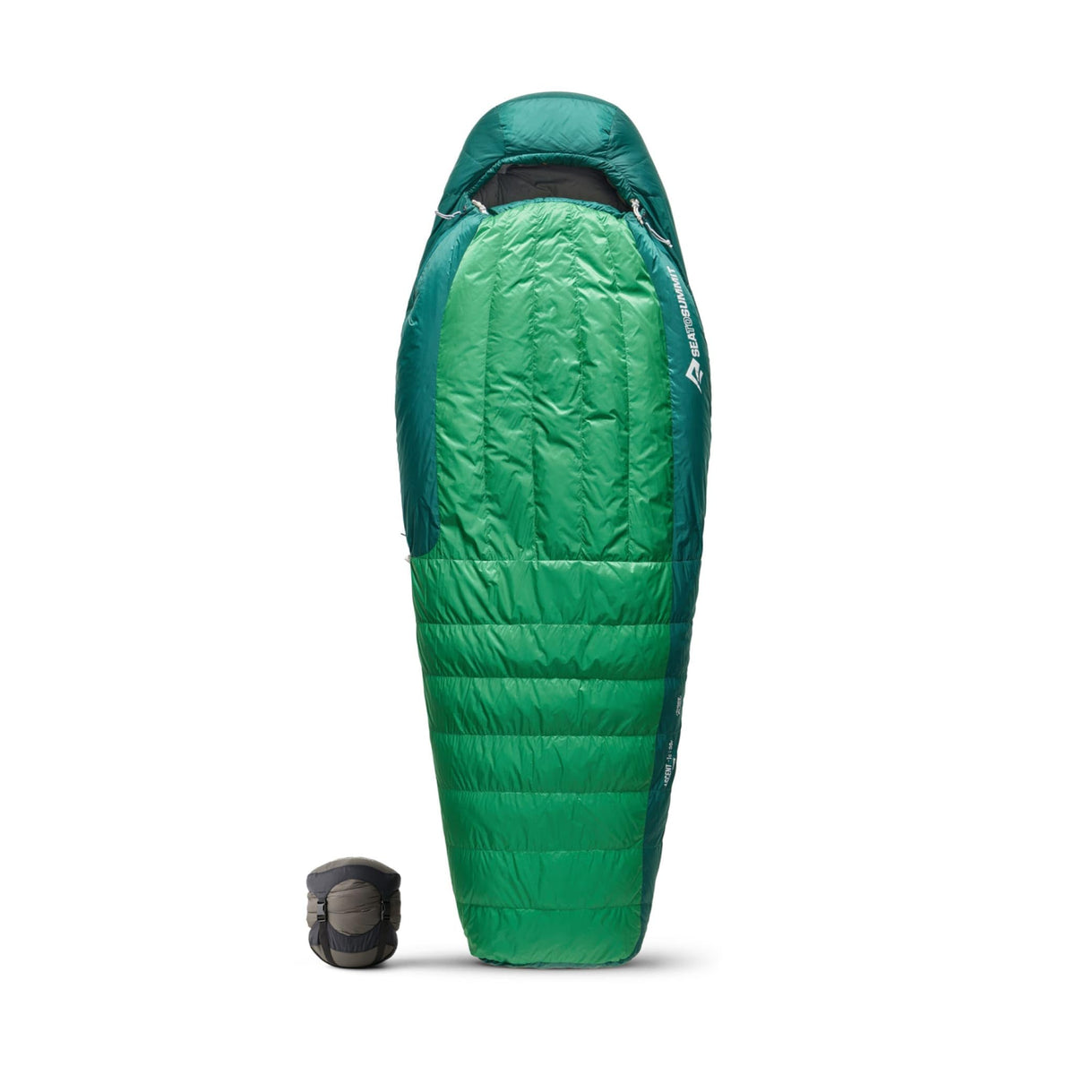 Sea to Summit Ascent Down Bag hood cinch for cold-weather warmth