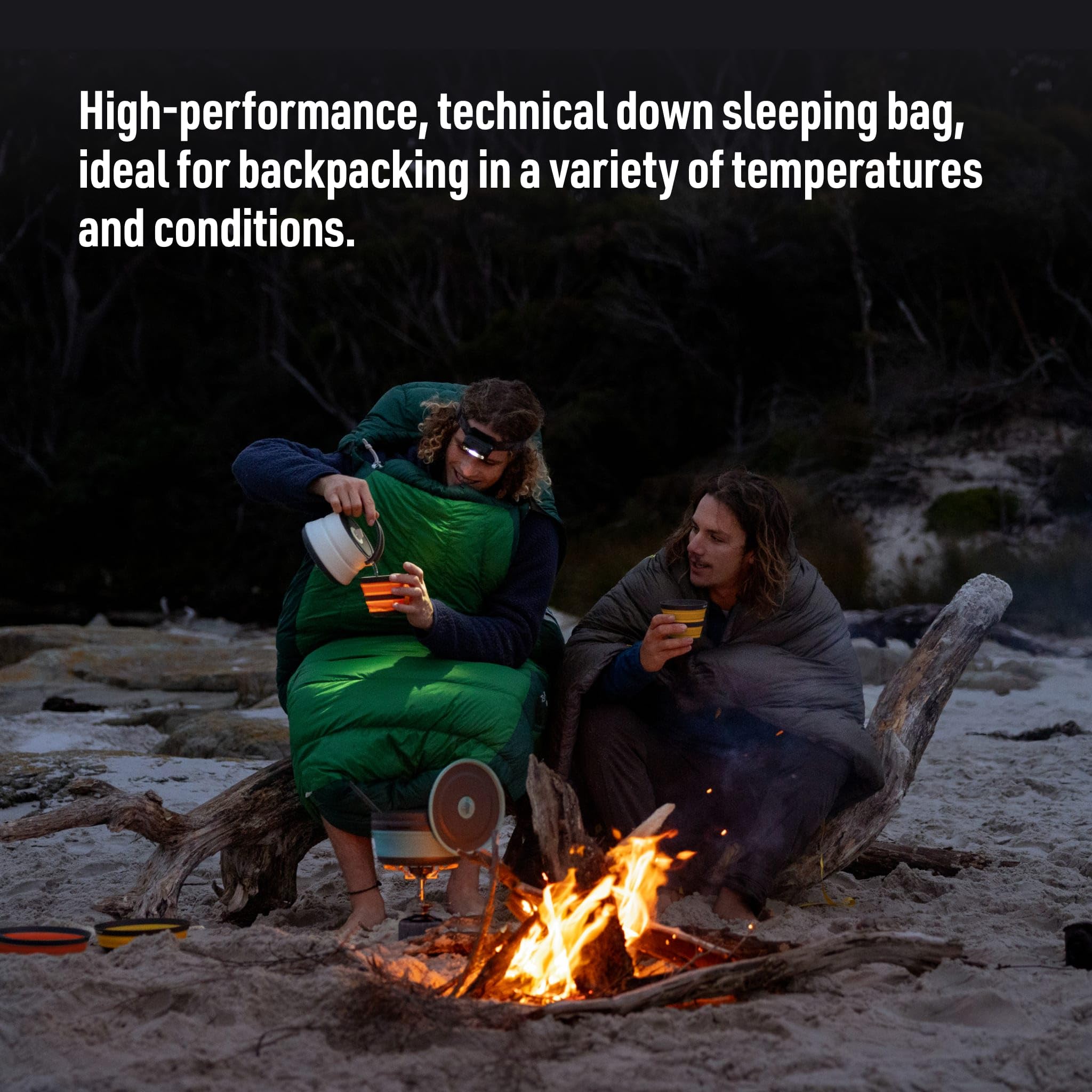 Sea to Summit Ascent Free Flow Zip system for customizable ventilation