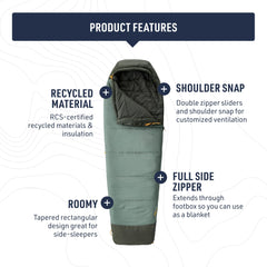 Sea to Summit Boab moisture-repellent DWR finish protects against damp conditions