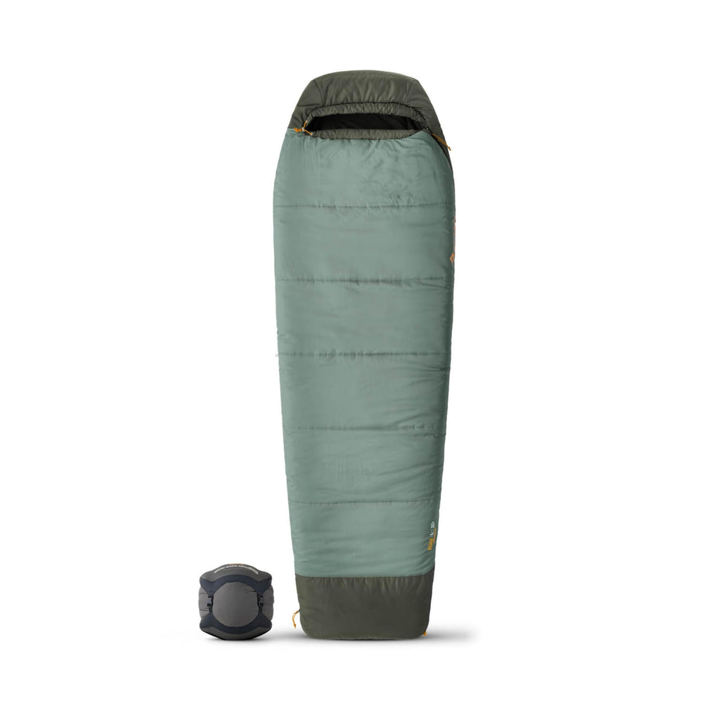 Sea to Summit Boab side-sleeper sleeping bag for enhanced camping comfort.