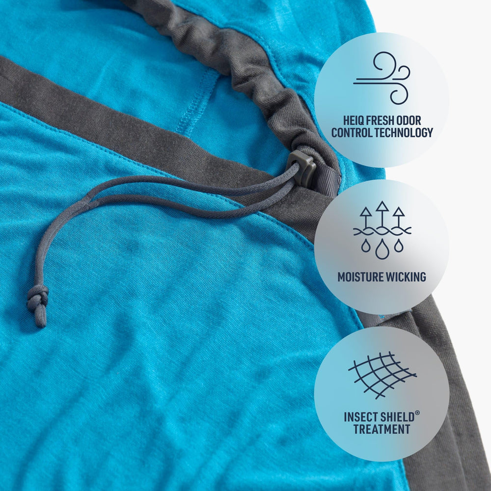 Sea to Summit Breeze odor-control closeup highlighting HeiQ Fresh performance
