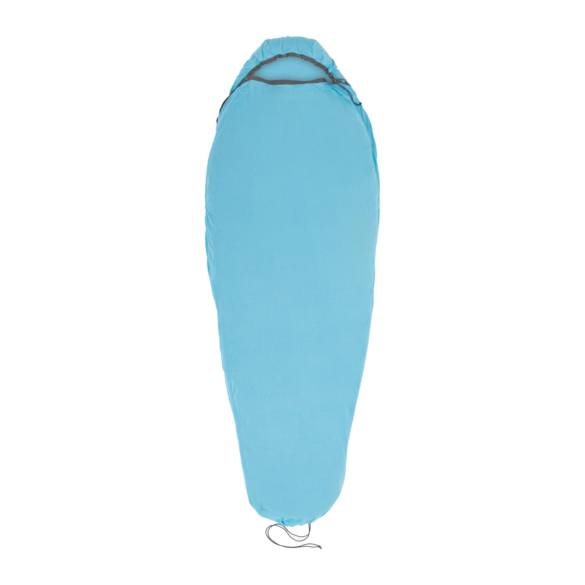 Sea to Summit Breeze Sleeping Liner shows Coolmax fabric moisture-wicking for dry comfort