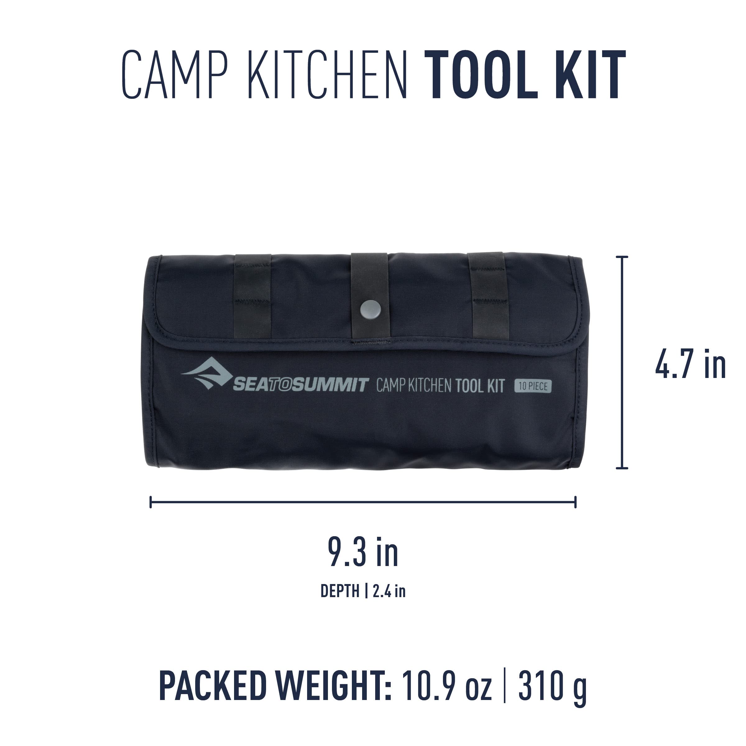 Sea to Summit cleaning towel in kit for fast dish drying