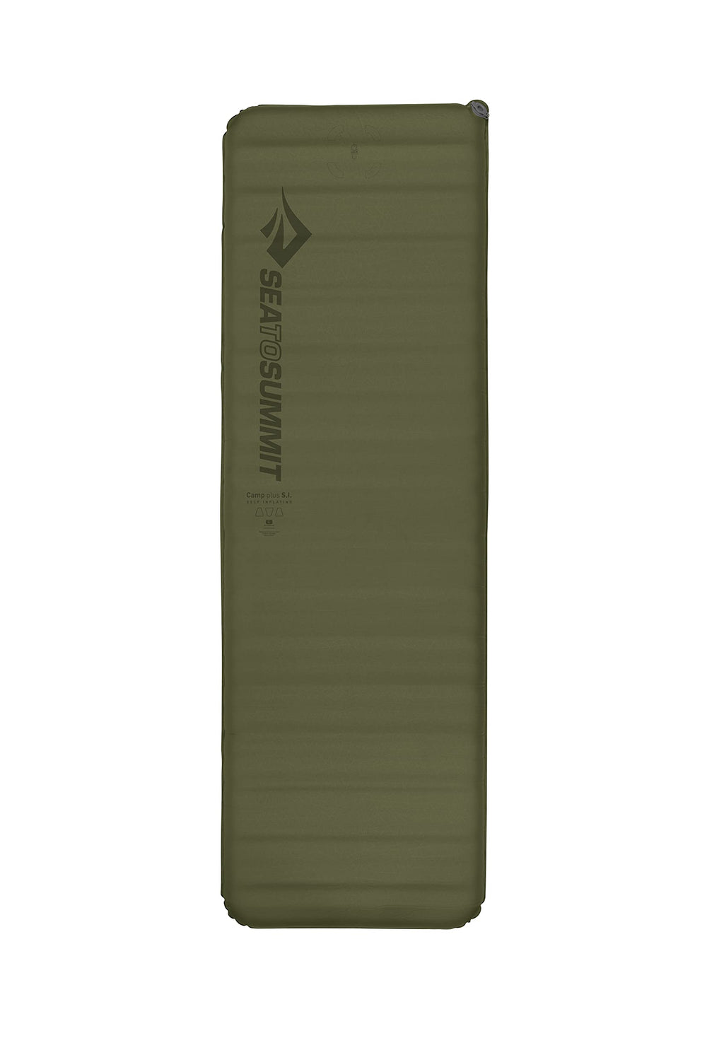 Sea to Summit Camp Plus foam mat in large rectangular front view for warmth and comfort.