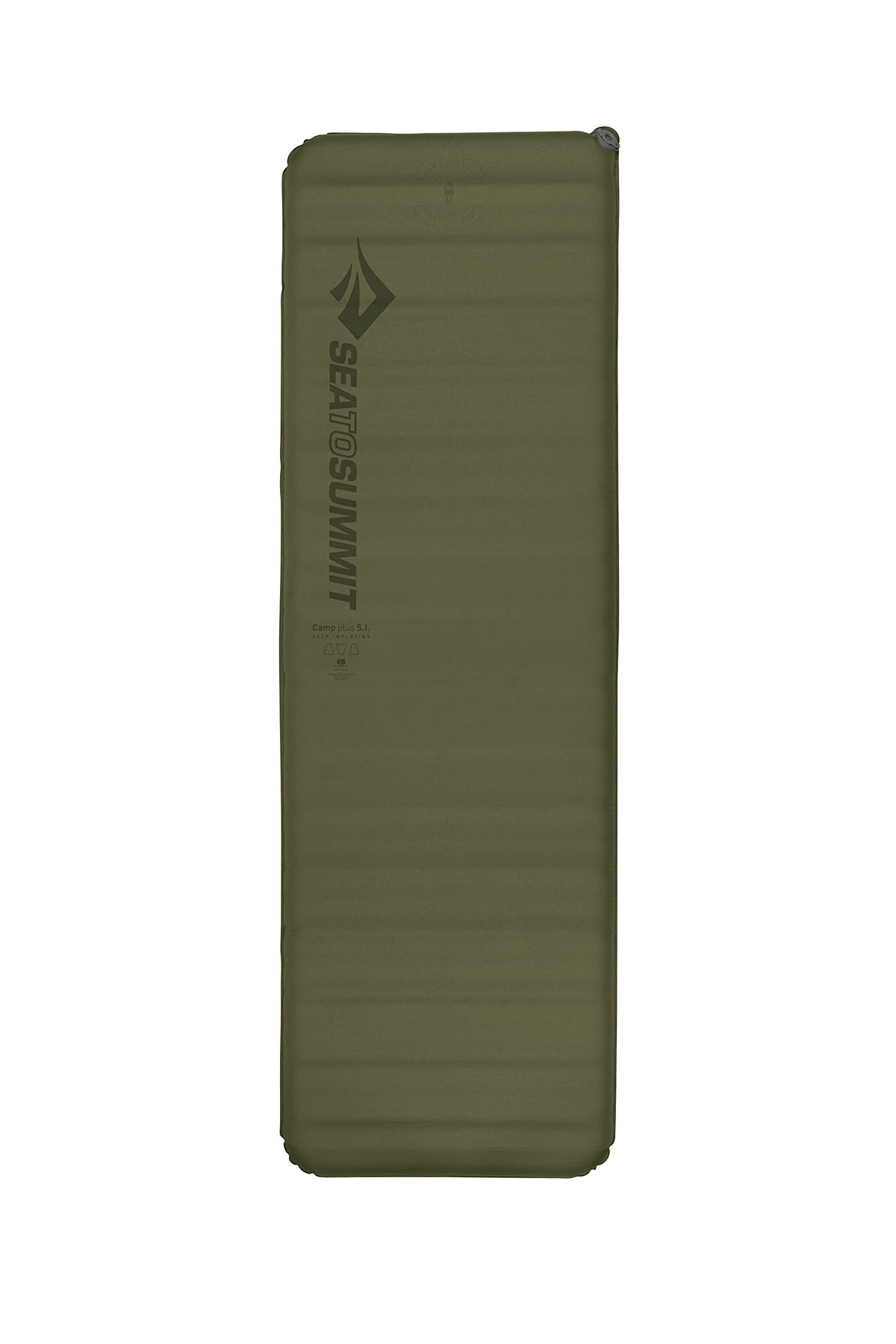 Sea to Summit Camp Plus foam mat in large rectangular front view for warmth and comfort.