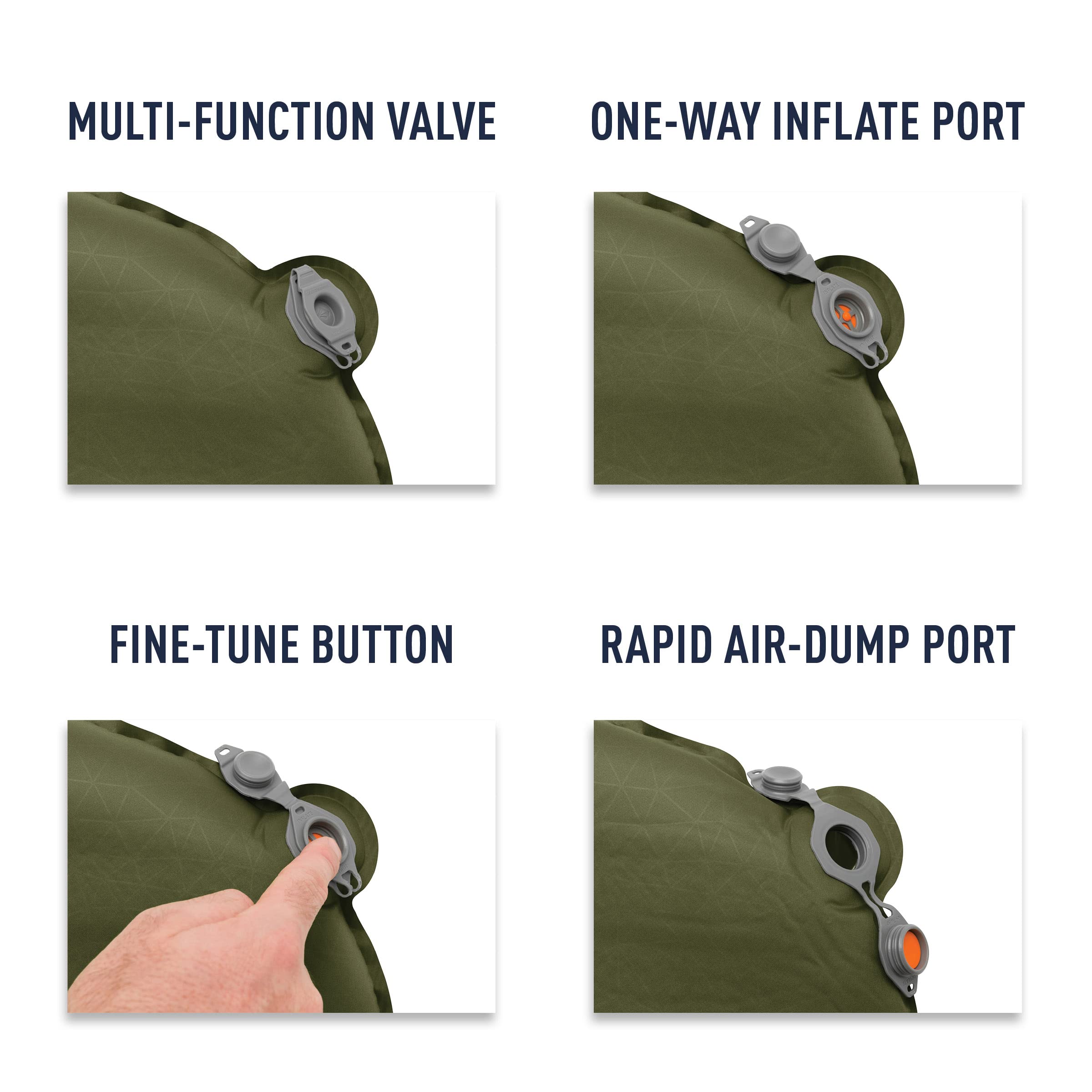 Sea to Summit Camp Plus durable 75D fabric close-up showing long lasting camping wear.