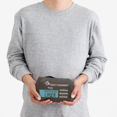 Sea to Summit Comfort Blend liner rectangular shape compatible with standard sleeping bags