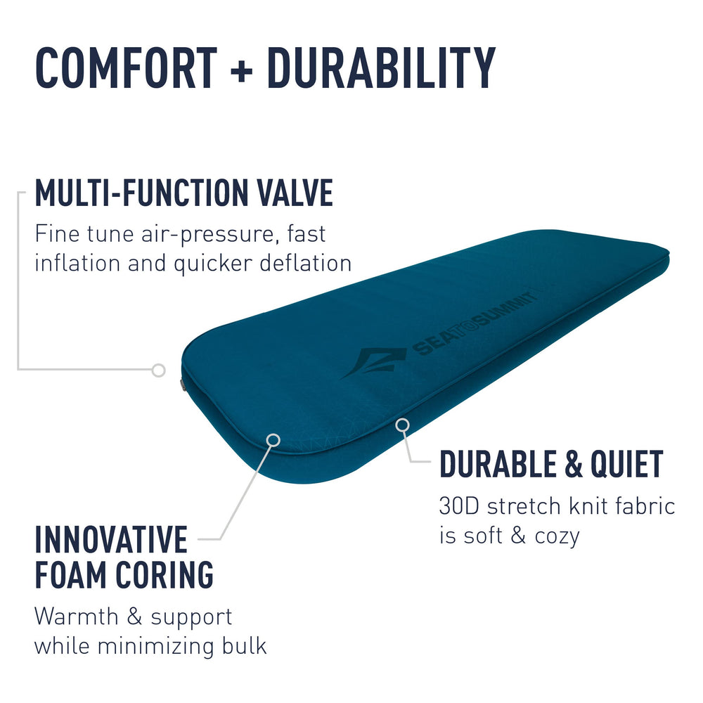 Sea to Summit Comfort Deluxe base-75D polyester construction for durability
