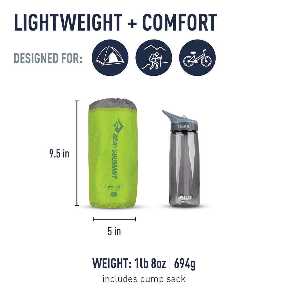 Sea to Summit Comfort Light air sprung cell close-up for even pressure distribution