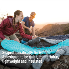 Sea to Summit Comfort Light pad packed compactly for backpacking