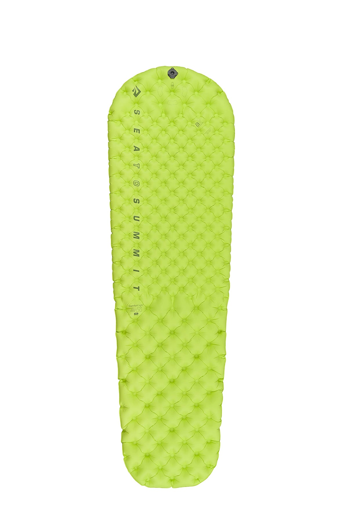 Sea to Summit Comfort Light setup image showing quick inflation for camping comfort
