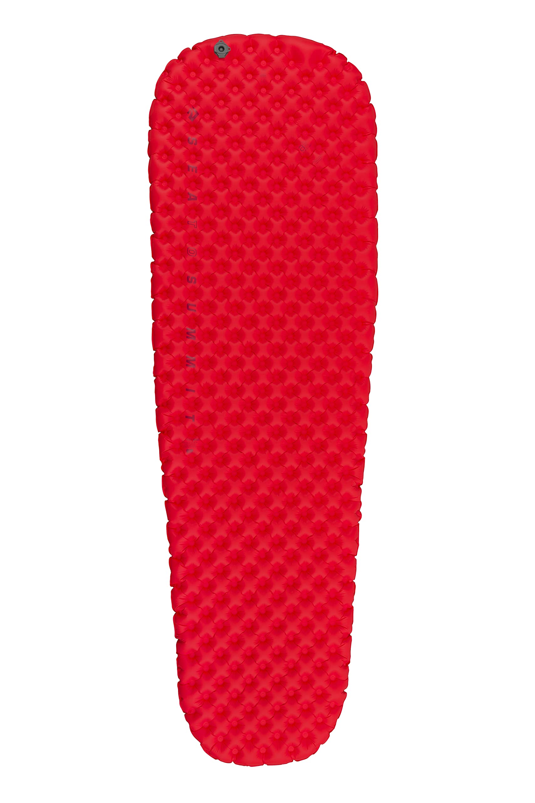 Sea to Summit Comfort Plus air mat inflates quickly for camping setup.