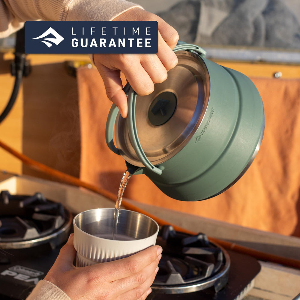 Sea to Summit Detour compact set stores neatly in a camp kit.