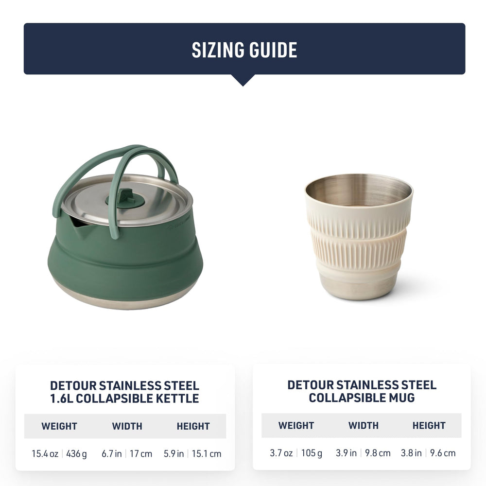 Sea to Summit Detour double handles offer precise pouring on trips.