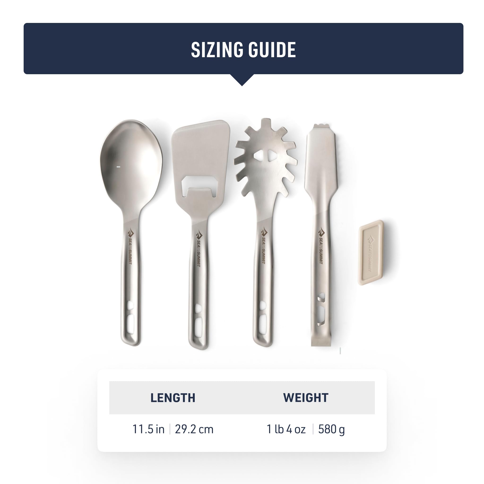 Sea to Summit Detour magnetized keeper keeping utensils together