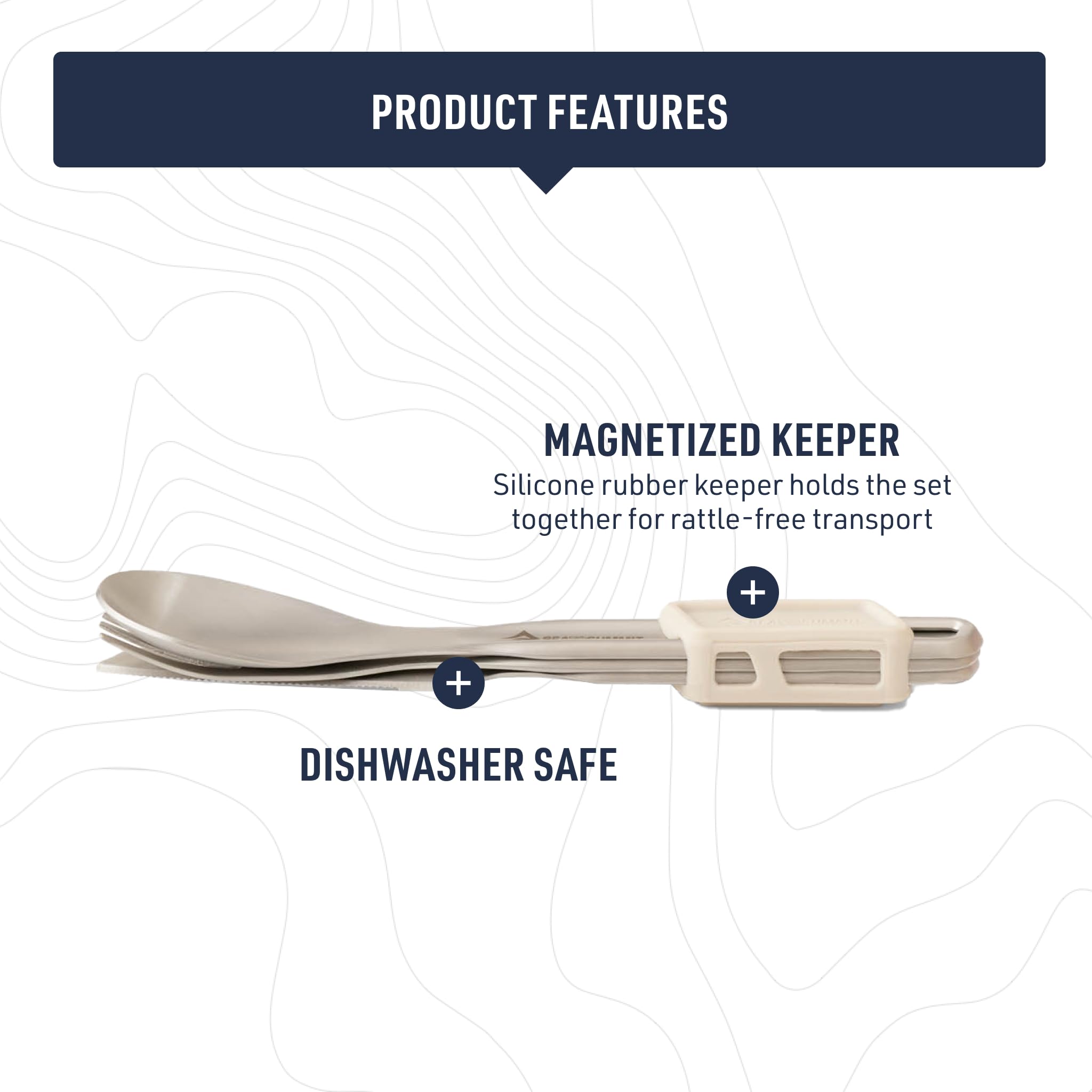 Sea to Summit Detour spoon: reliable eating utensil for outdoor dining.