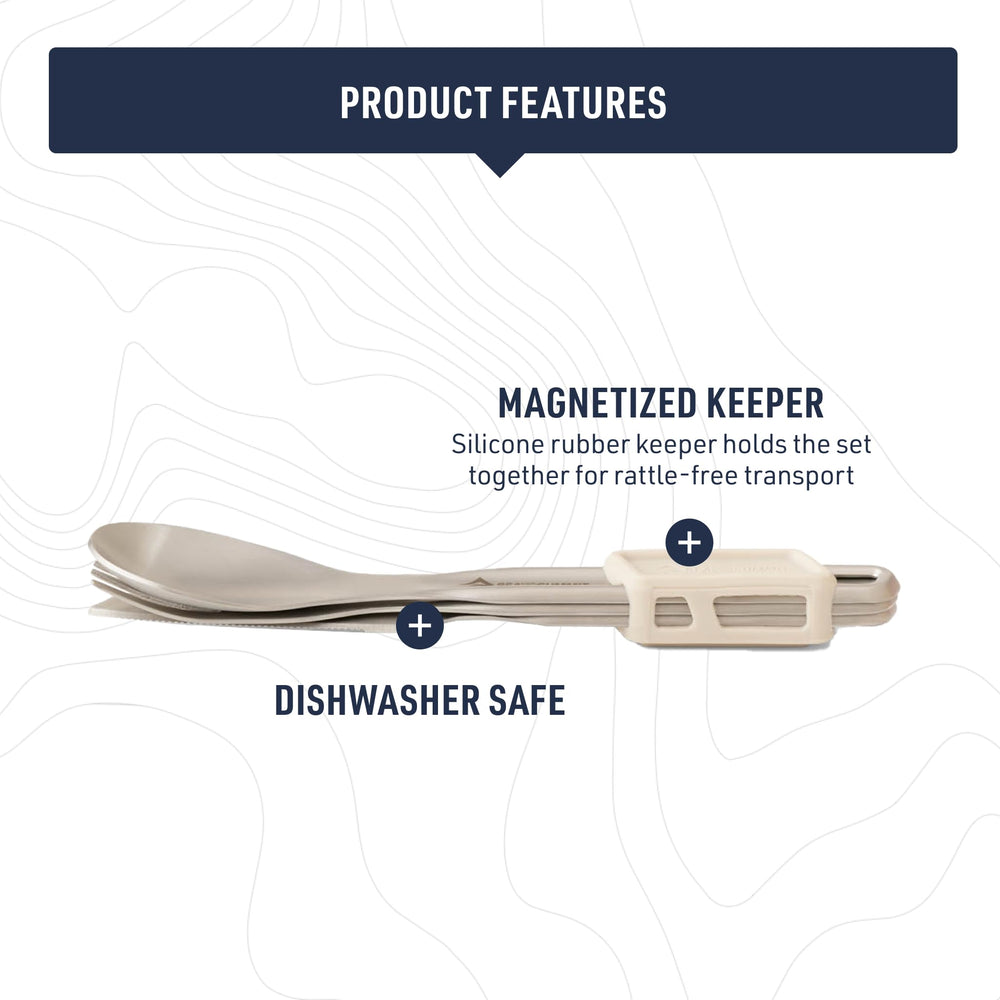 Sea to Summit Detour spoon: reliable eating utensil for outdoor dining.