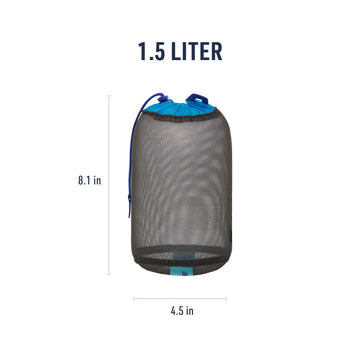 Sea to Summit compact 1.5L size fits in a daypack pocket.