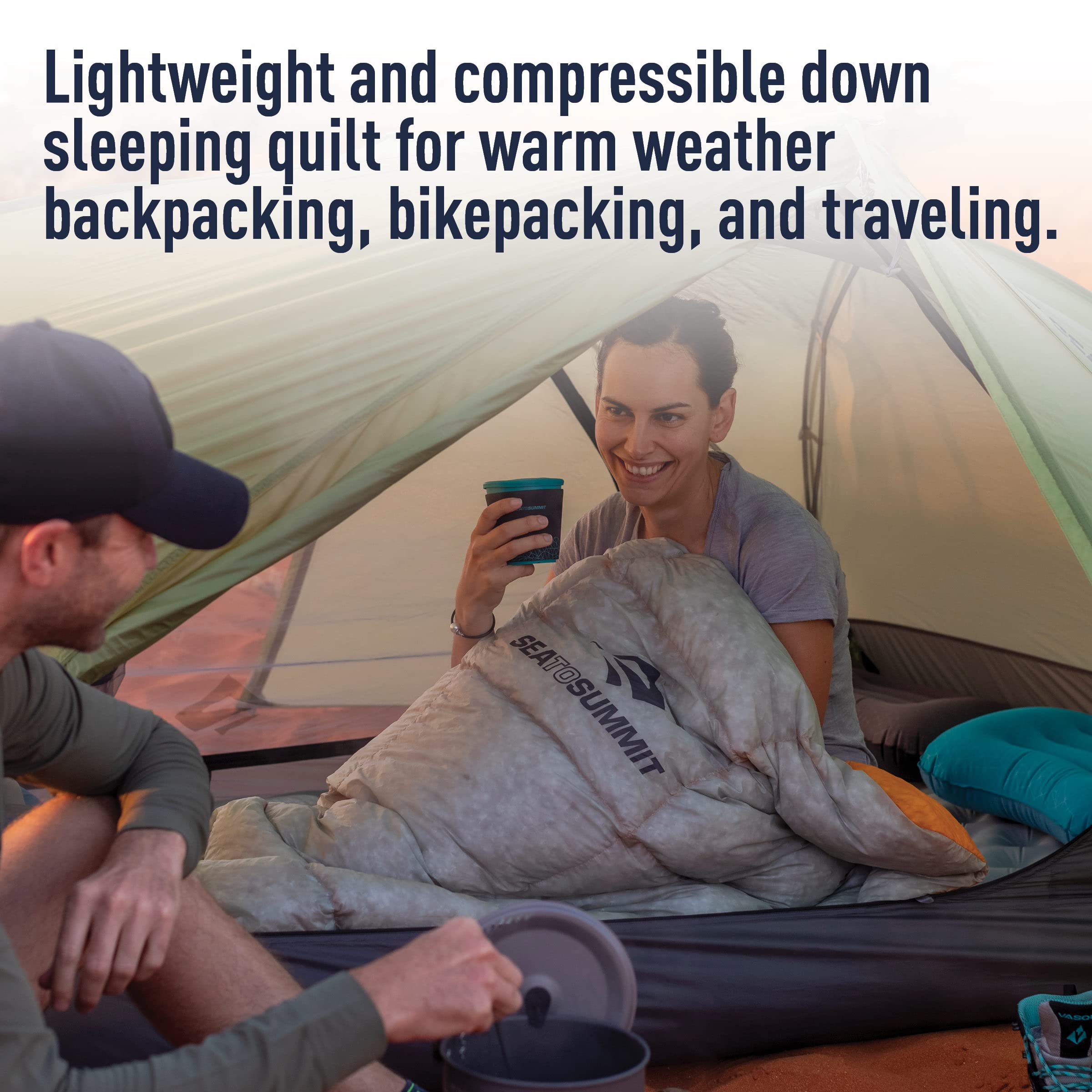 Ember ultralight shell and lining minimize weight and bulk for travel