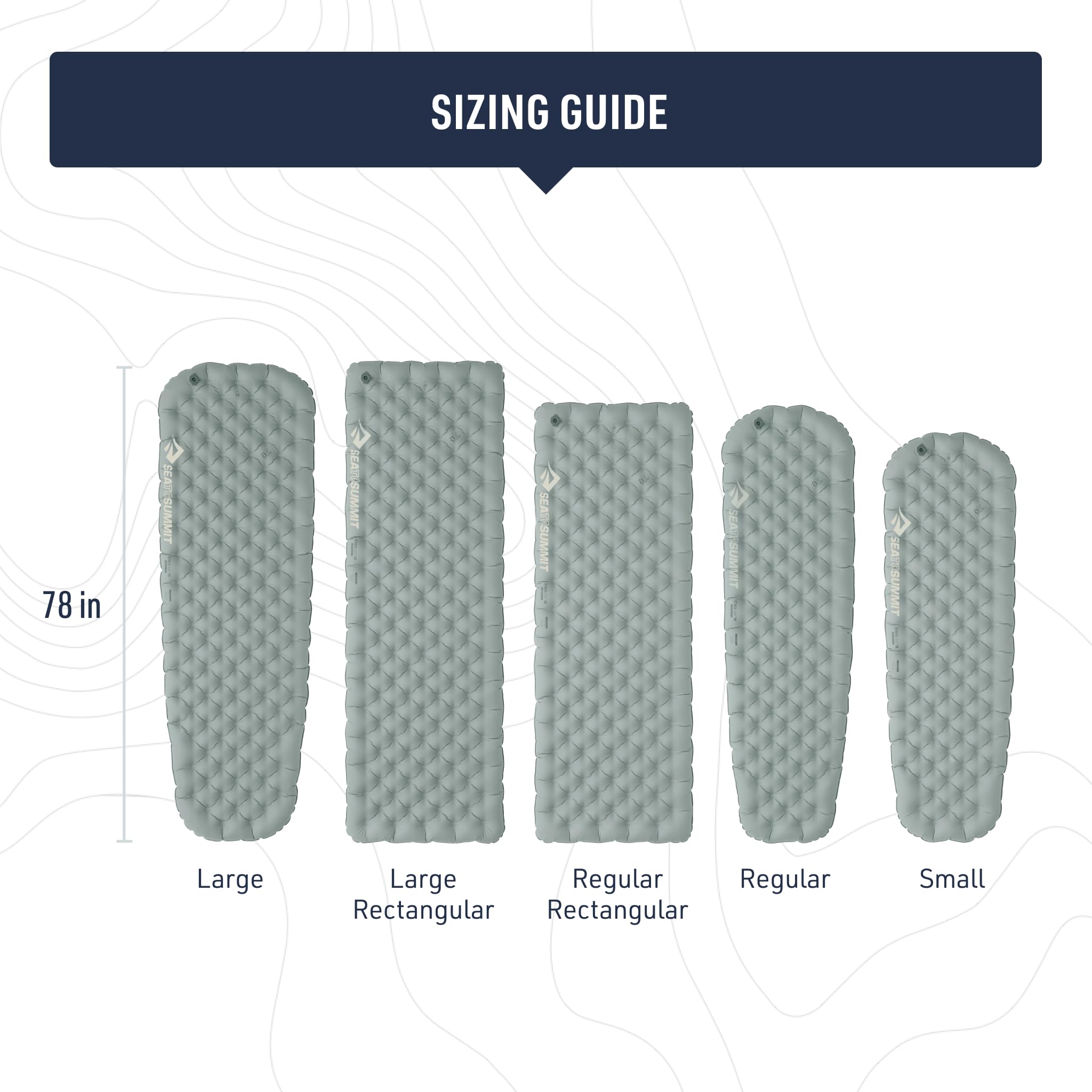 Sea to Summit Ether Light XR 3-season pad supports versatile backcountry use and durable packing.