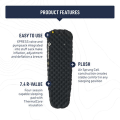 XR Pro in use on campsite showcasing four-season comfort