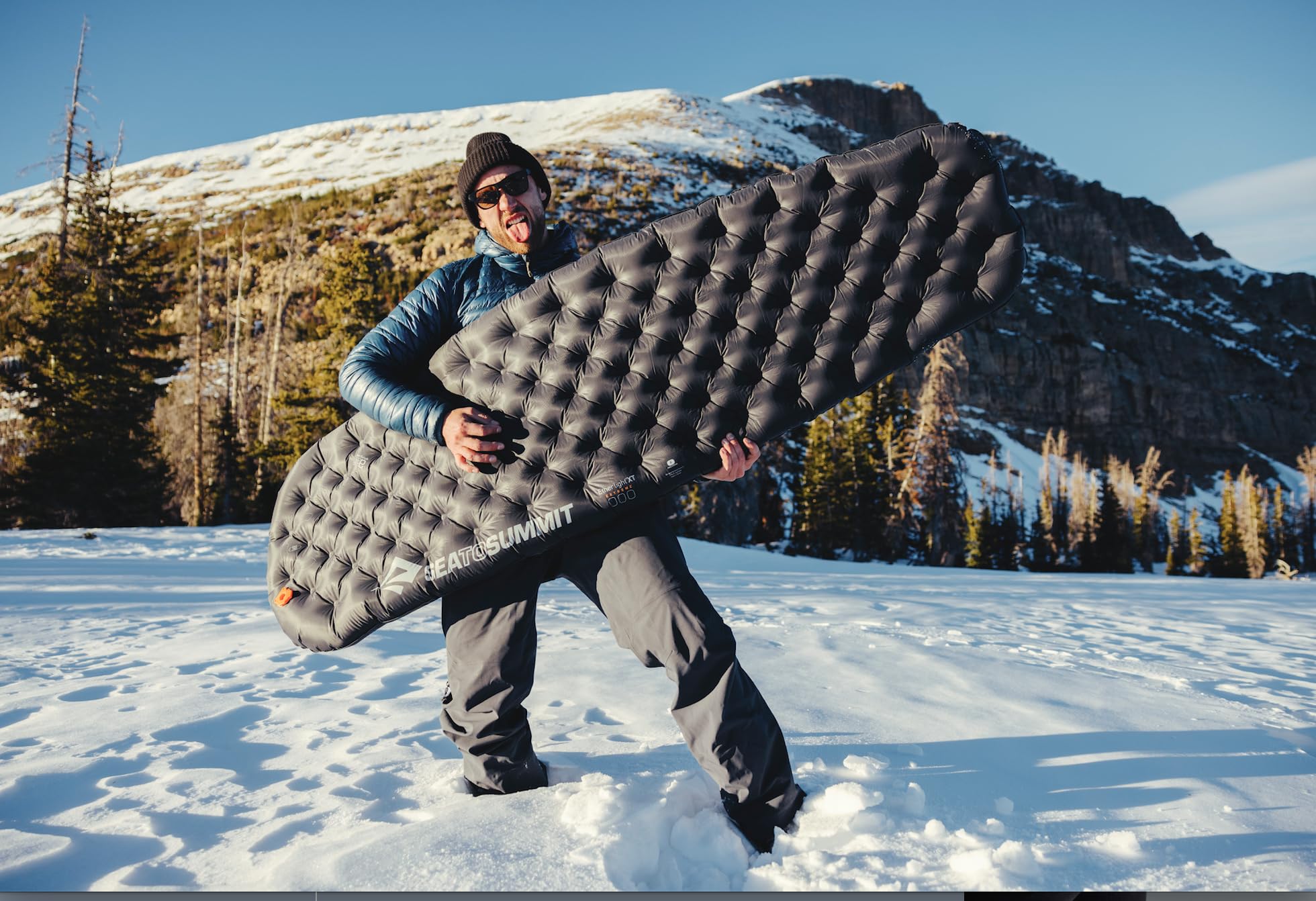 Sea to Summit Ether Light XT inflates quickly with Airstream Pumpsack for fast setup.