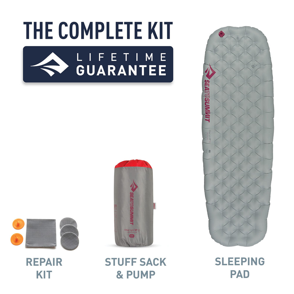 Field repair kit included with Sea to Summit Ether Light XT sleeping pad