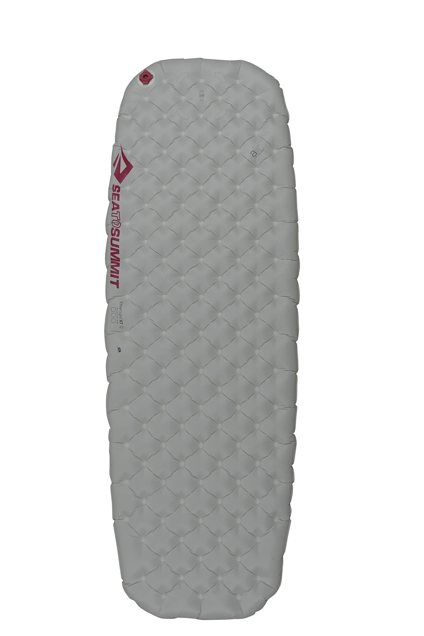 Sea to Summit Ether Light XT sleeping pad inflated for women’s large size with a plush 4-inch cushion