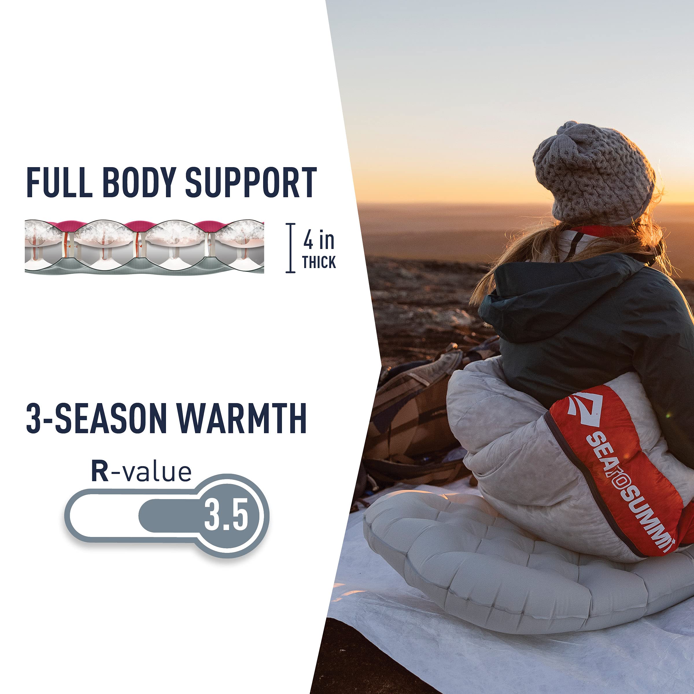 Compact Sea to Summit Ether Light XT packed in its stuff sack for transport