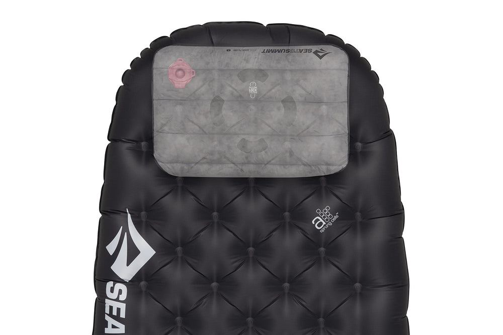 PillowLock patches help secure a Sea to Summit pillow for stability.