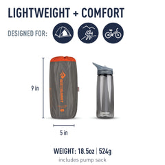 Sea to Summit Ether Light XT Small side-sleeper comfort for restful nights.